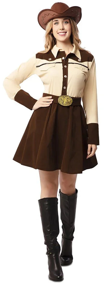 Disfraz de Vaquera con Falda para Mujer Vaquero EuroCarnavales